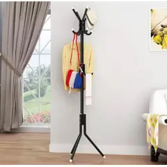 GENERICO - Colgador Perchero metal trípode para abrigos carteras sombreros 175x45 CM
