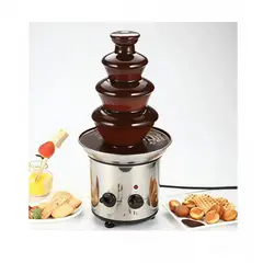 MOVI - Cascada Fuente de Chocolate 4 Niveles: Acero Inox Profesional