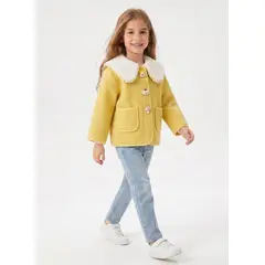 KIBOU - Abrigo Niña Invierno Chaqueta Infantil Chiporro Elegante