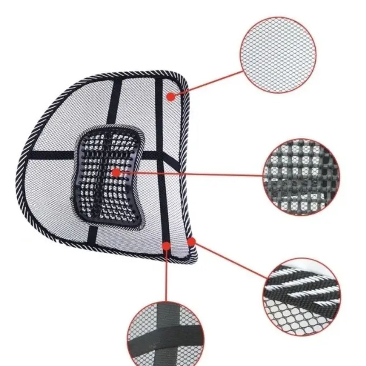 GENERICO - Cojin Lumbar Ergonómico