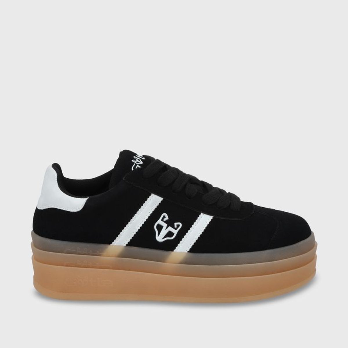 GOTTA - Zapatilla  Roma Plataforma Negro Mujer 53750