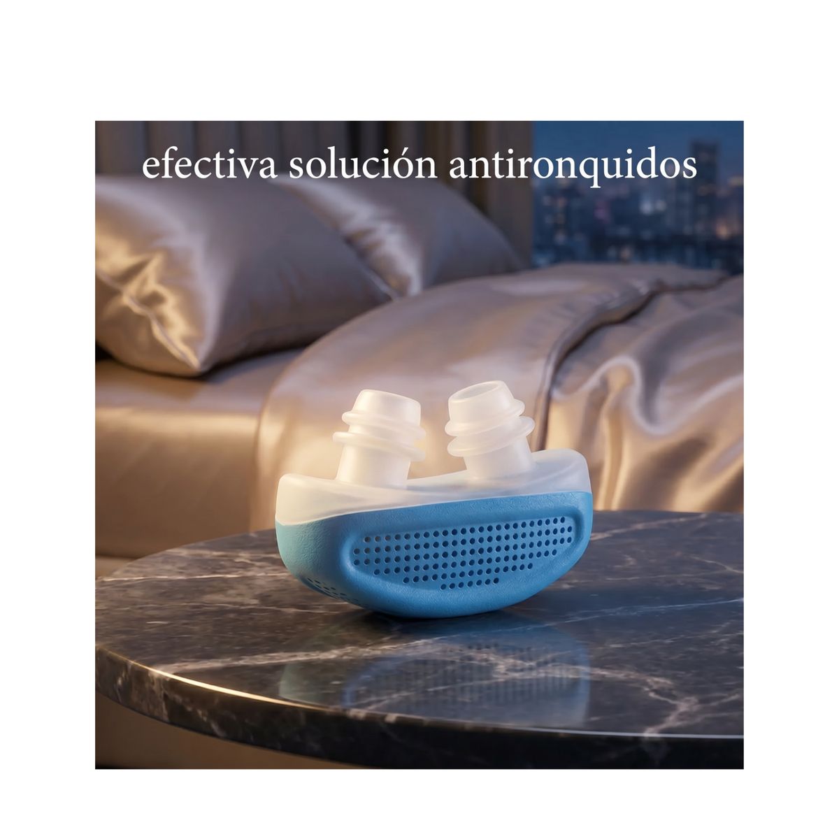 MOVI - Antironquido y purificador de aire 2 en 1 Respiración y descanso