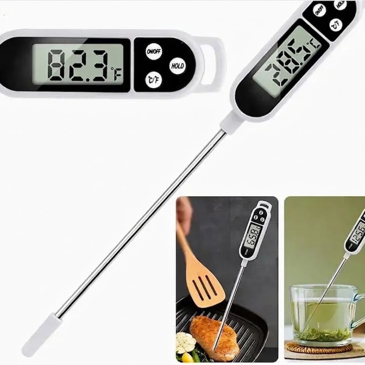 GENERICO - Termómetro Digital de Cocina LCD Digital