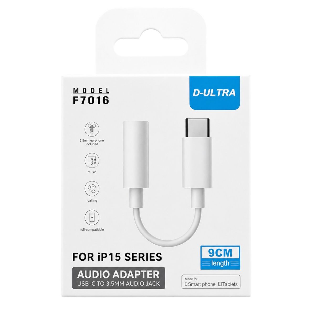 GENERICO - Adaptador Usb C A Jack 3.5mm Audio Para iPhone Y Android