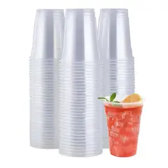 GENERICO - Vaso Plástico Transparente 500ml X 50 Unidades