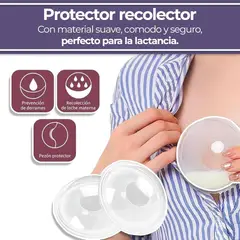 GENERICO - Amapolas Disco De Lactancia Maternal Reutilizables 02 Pzs