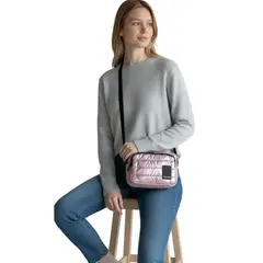 GENERICO - Cartera Bandolera Cruzada Mujer Diseño Minimalista Acolchada