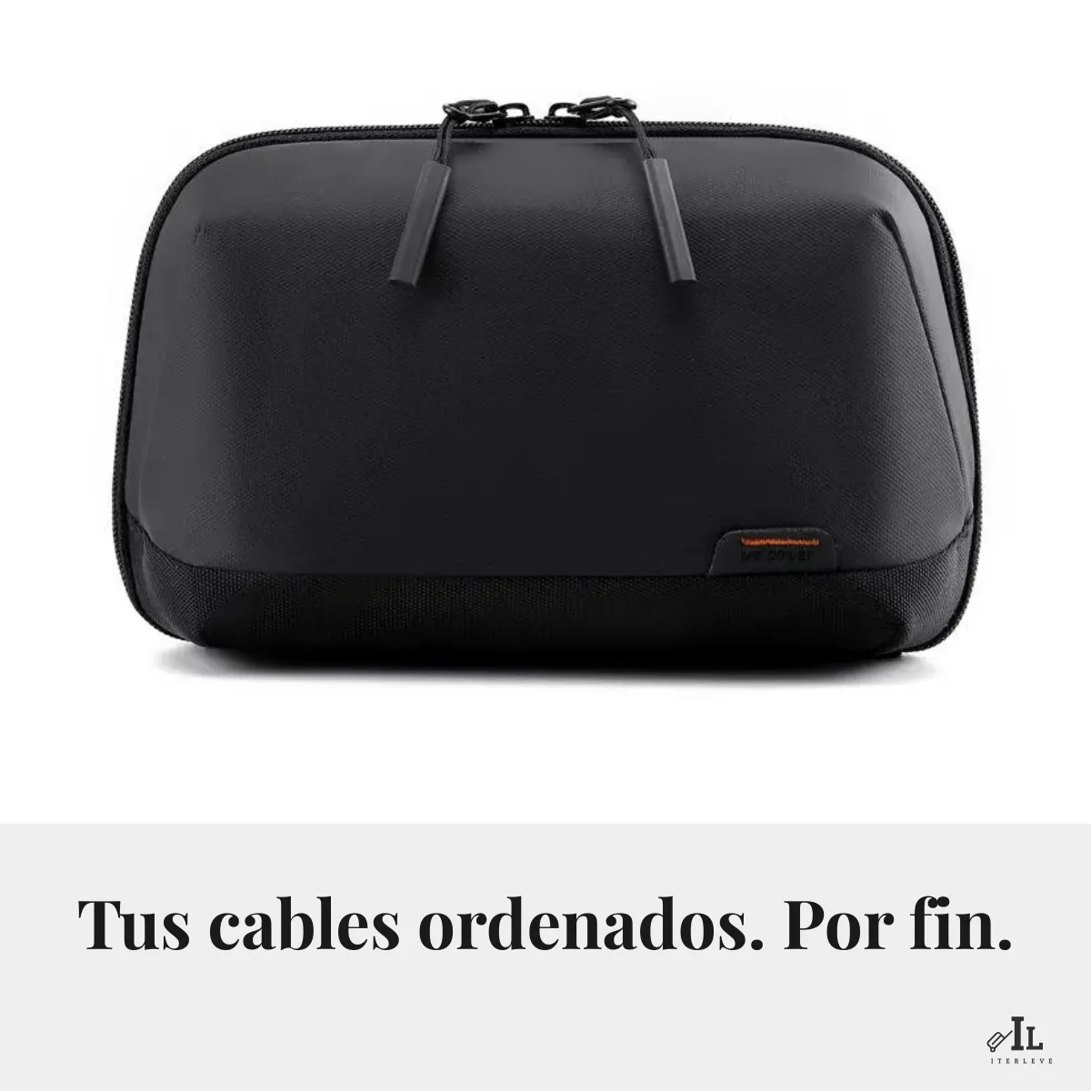 ITERLEVE - Estuche Organizador Bolso Porta Cables Para Viajes Capacidad