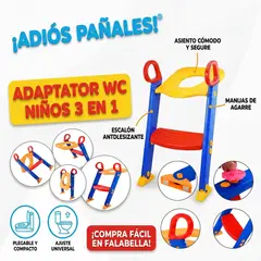 MOVI - ADAPTADOR DE WC CON ESCALERA PARA NIÑOS