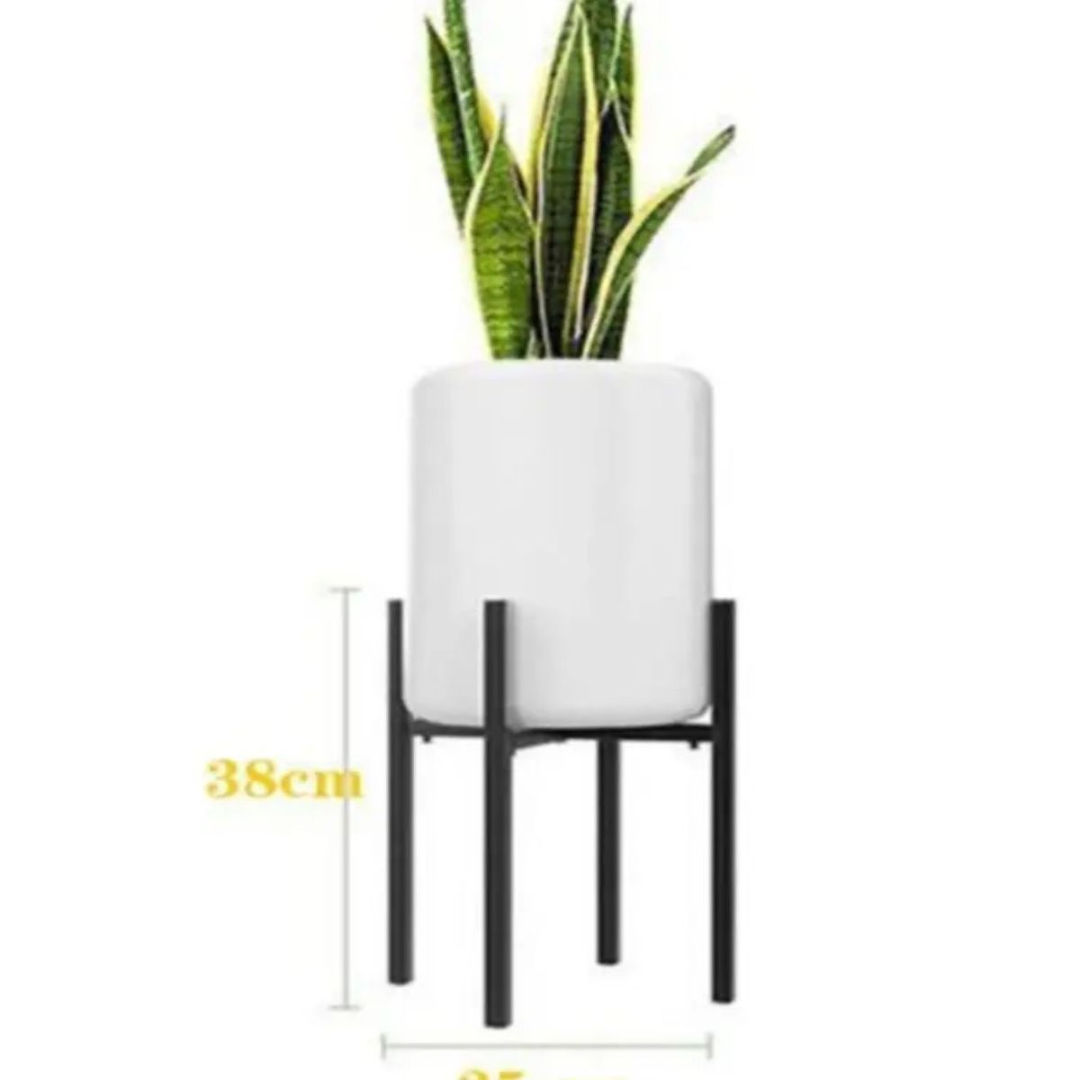 GENERICO - Set Organizador Pedestal Porta Macetero Desmontable Metal Labg