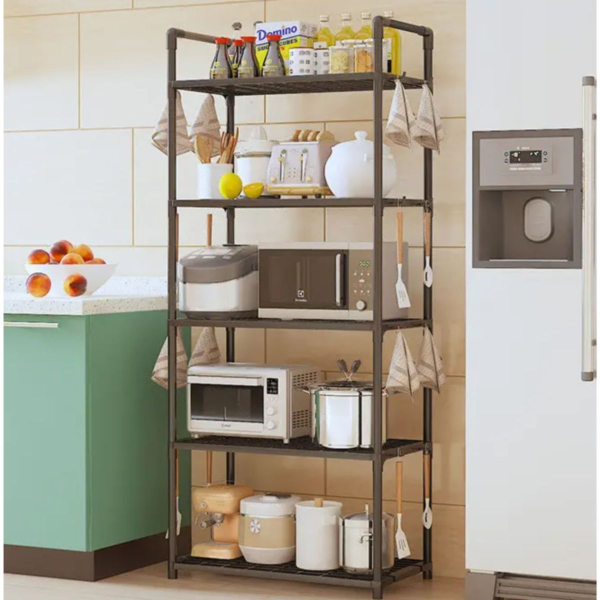 GENERICO - Rack Estante Organizador Baño Cocina Multifuncional 5 Nivel