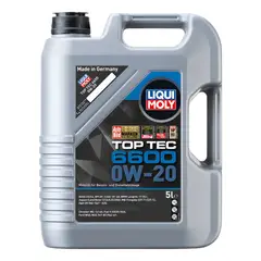 LIQUI MOLY - Aceite De Motor 0w-20 Toptec 6600 5 Lts