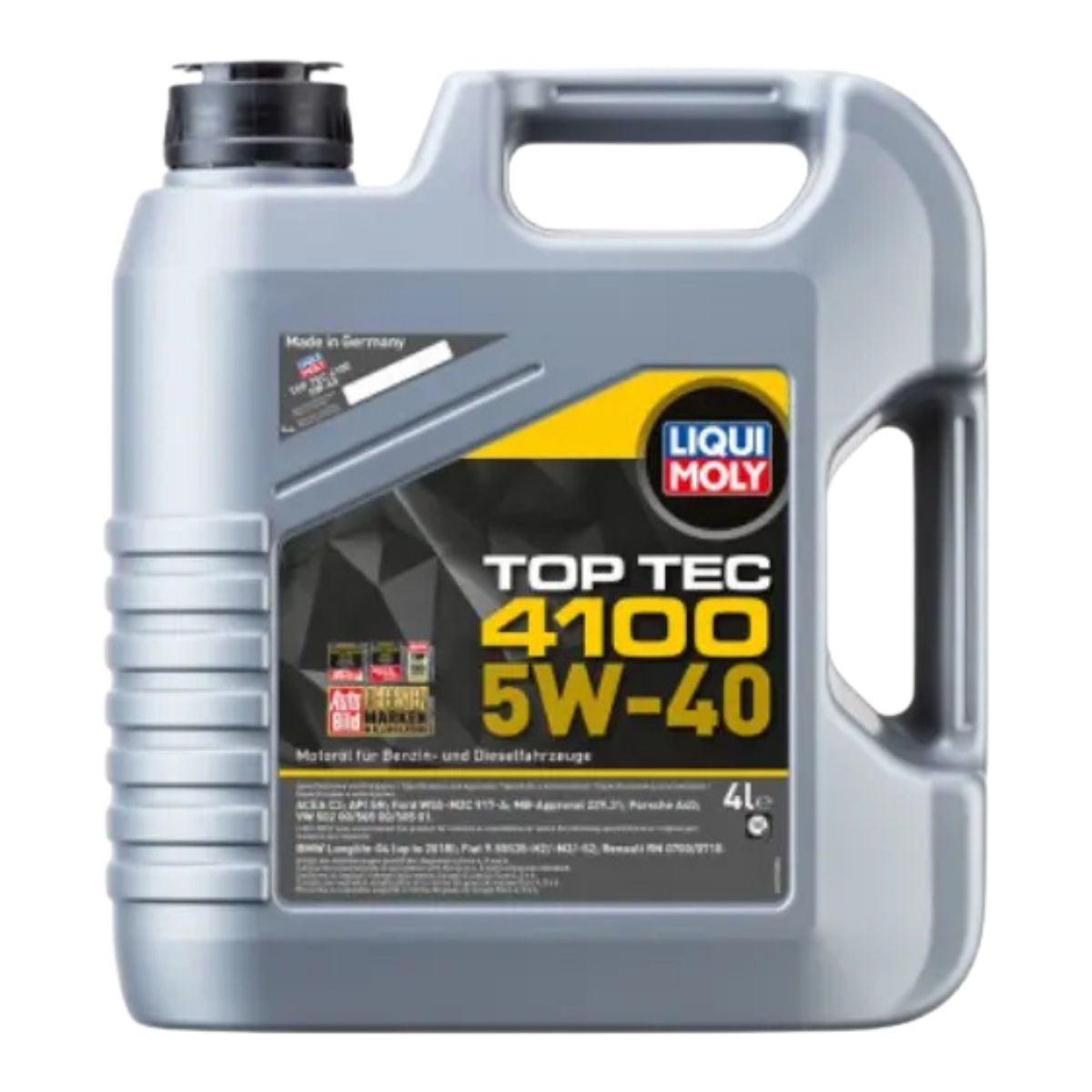 LIQUI MOLY - Aceite Para Motor 5W40 Liqui Moly Top Tec 4100 4lts