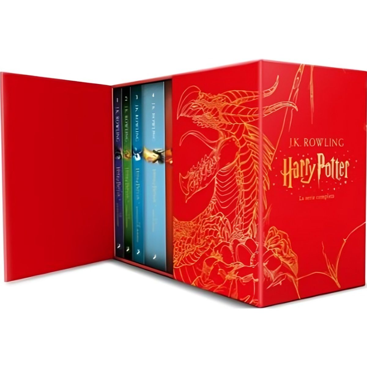 TOP10BOOKS - LIBRO Estuche Harry Potter Dragón - J. K. ROWLING