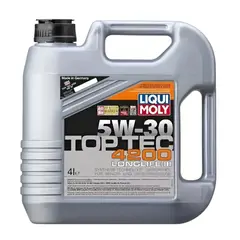 LIQUI MOLY - Aceite Para Motor 5w30 Top Tec 4200 Longlife Synthetic 4lt