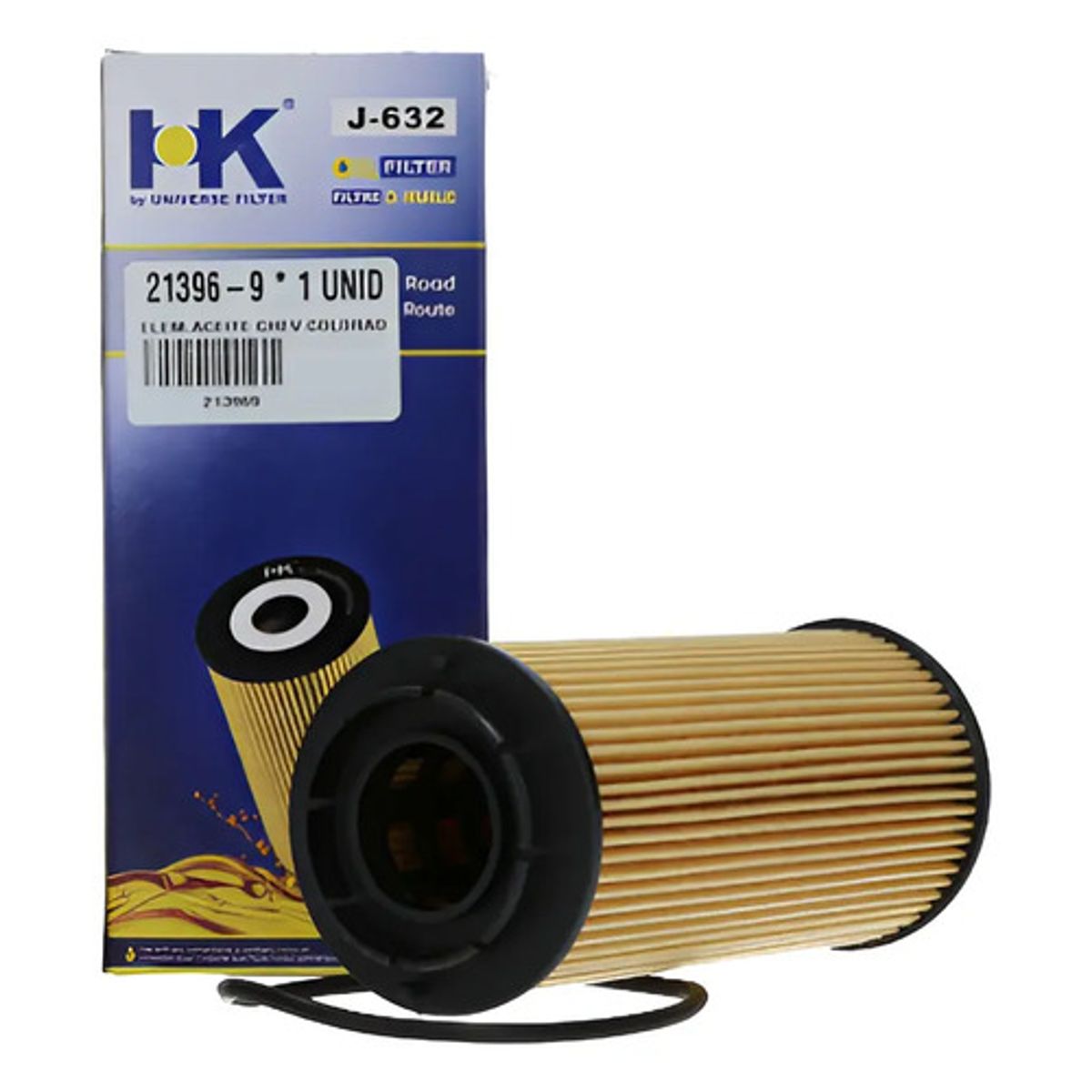 HK - Elemento Filtro De Aceite Hu6017z j-632 Chevrolet