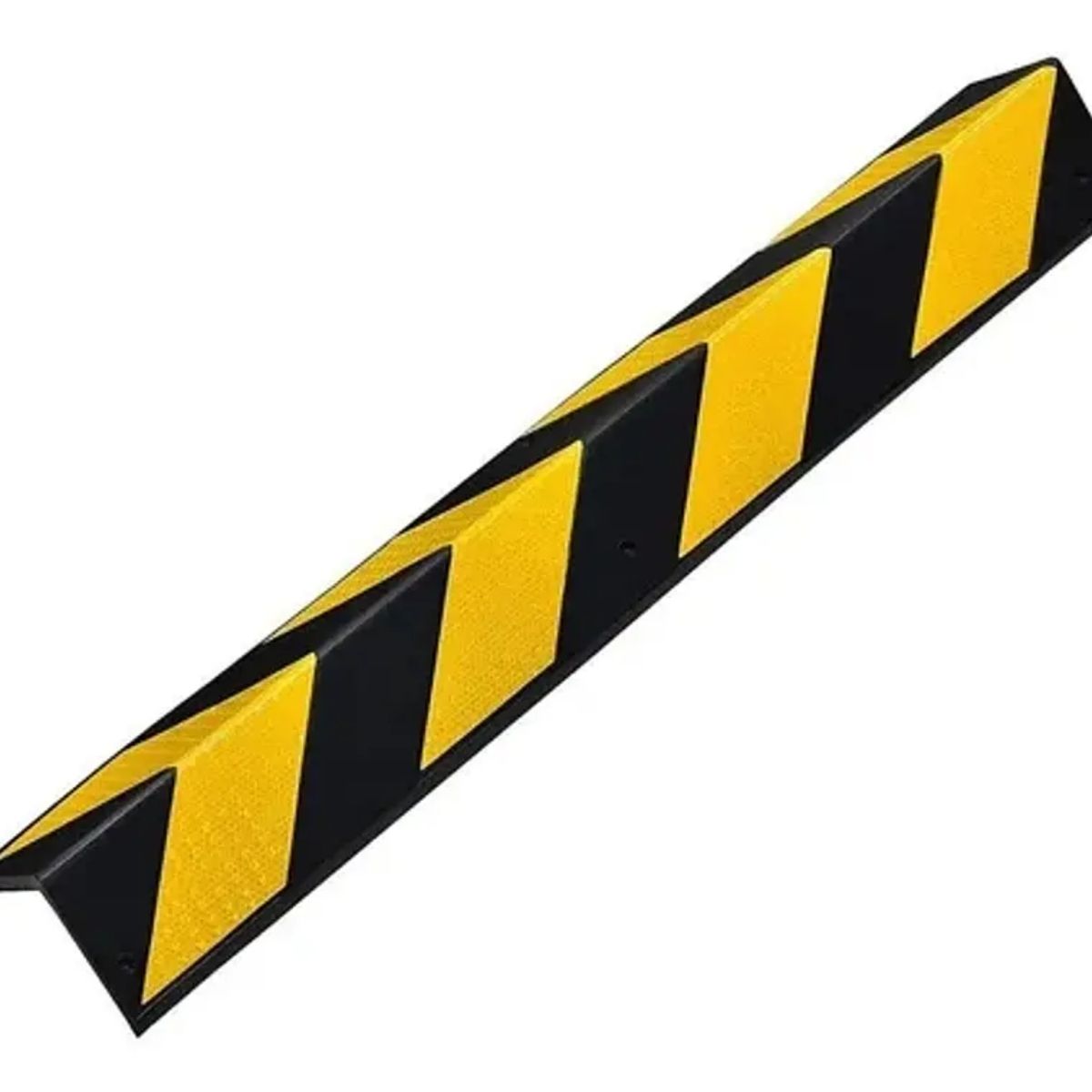GENERICO - Esquinero Protector de Caucho Reflectante 80 cm – Protección de Esquinas