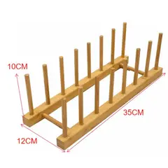 GENERICO - Escurridor Platos Madera Extra Grande Organizador Cocina