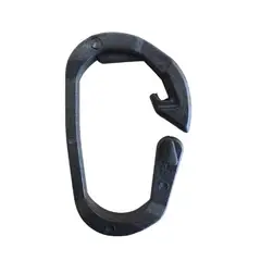 MARIENBERG - Broche Oval Negro Mosquetón 1000 Unidades