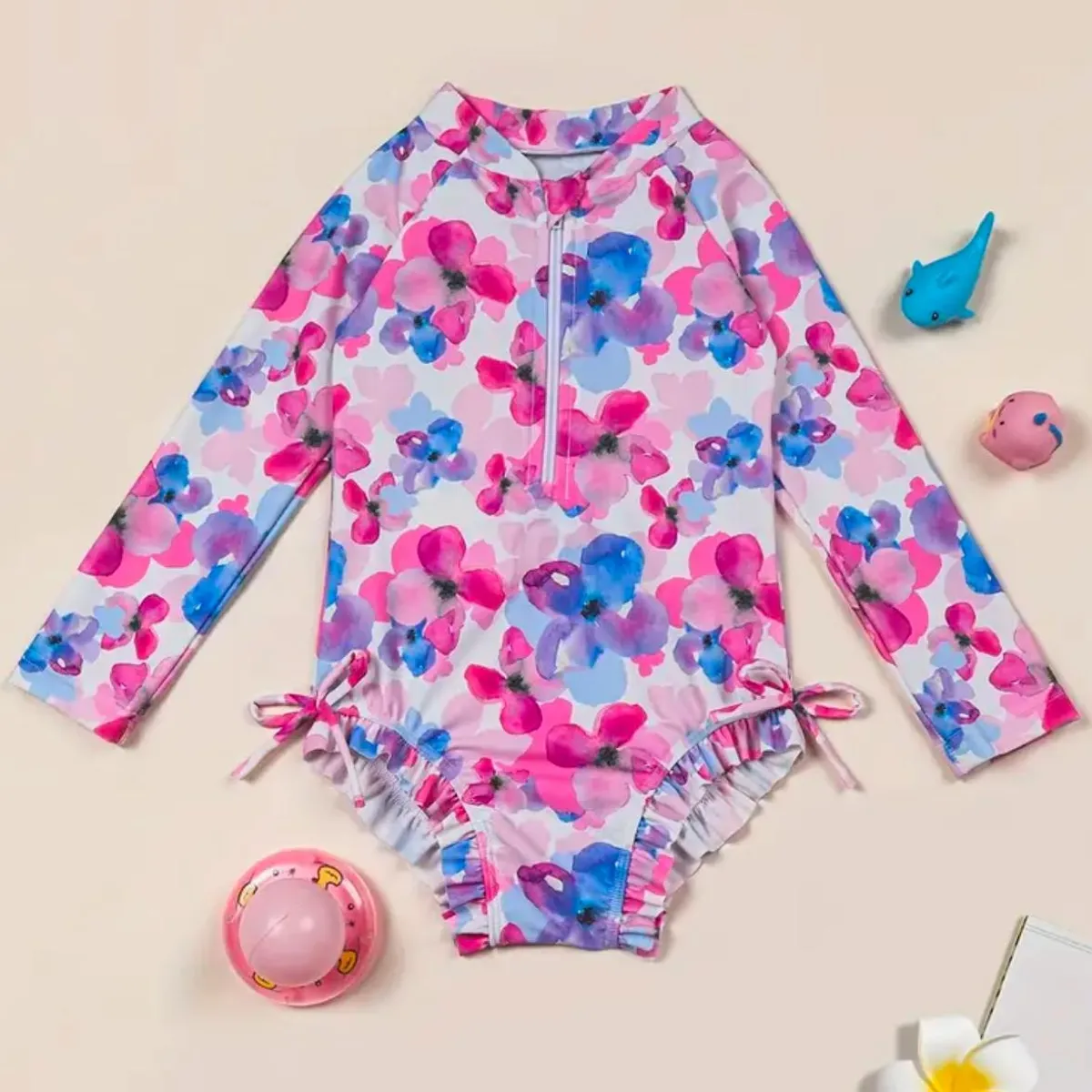 MAMBOKIDS - Traje de Baño Pink Lua Niña - Mambo Kids
