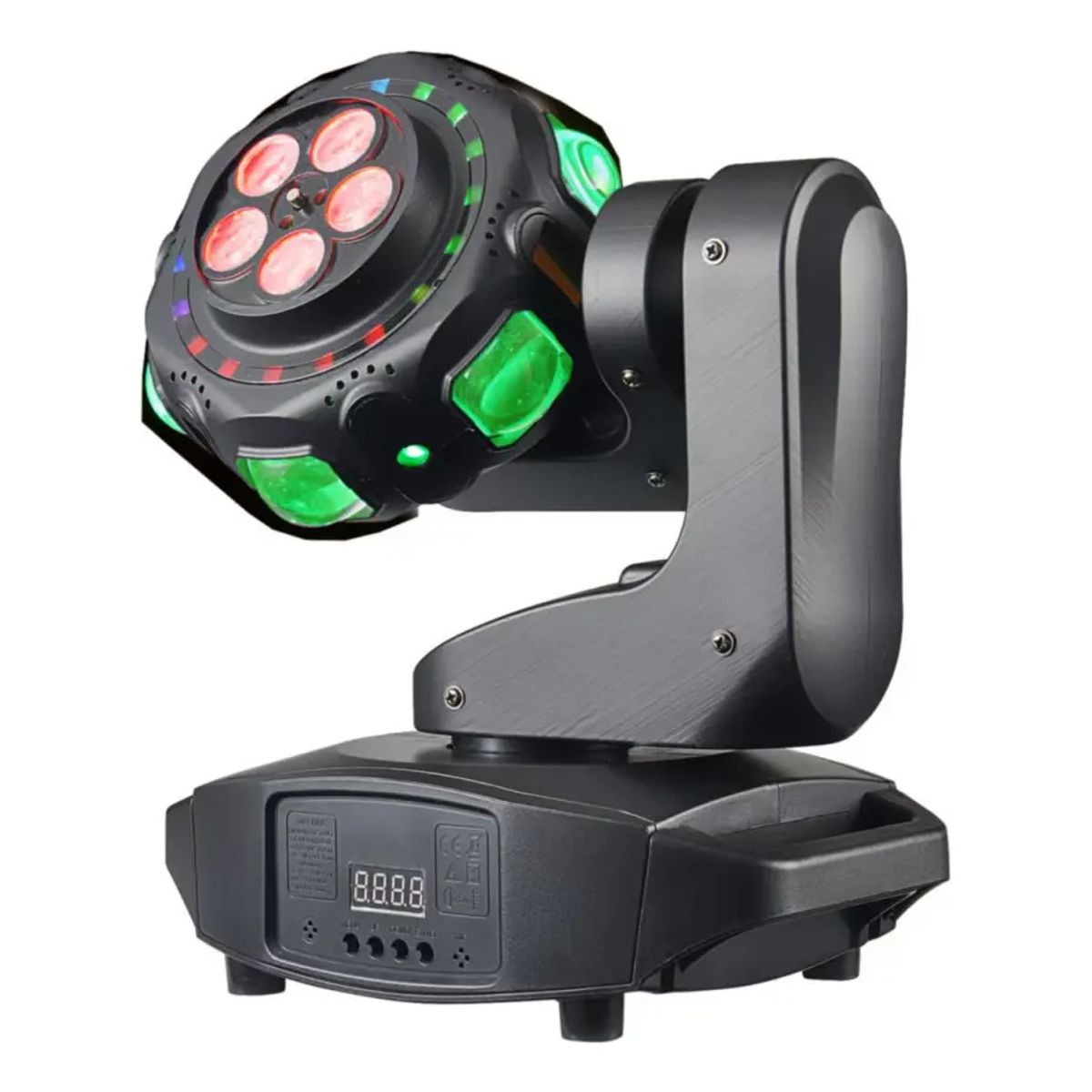 GENERICO - Cabeza Movil Robotico 200w Rgb Dmx Fiesta Disco