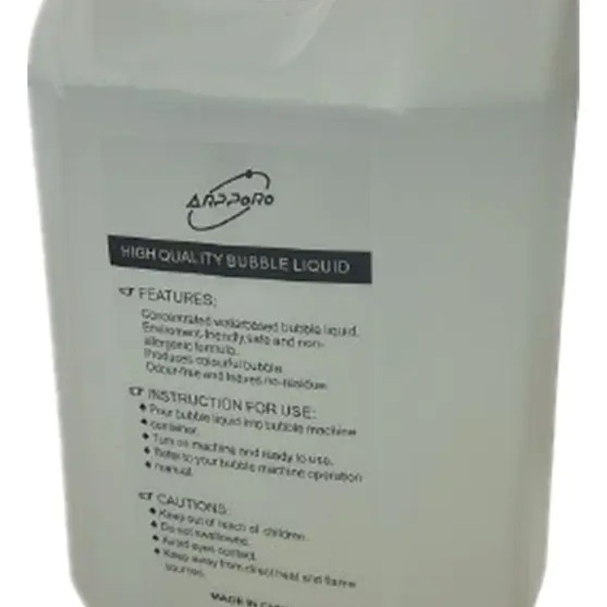 GENERICO - Liquido Para Burbuja 5lt Maquina Burbujas Pistola Burbuja
