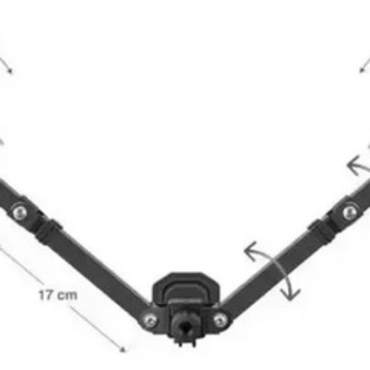 GENERICO - Soporte Monitor Doble Brazo Articulado 15-30 Pc