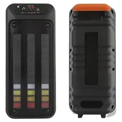 GENERICO - Parlante Inalambrico 4 Bluetooth, Radiofm, Luz Led Tws