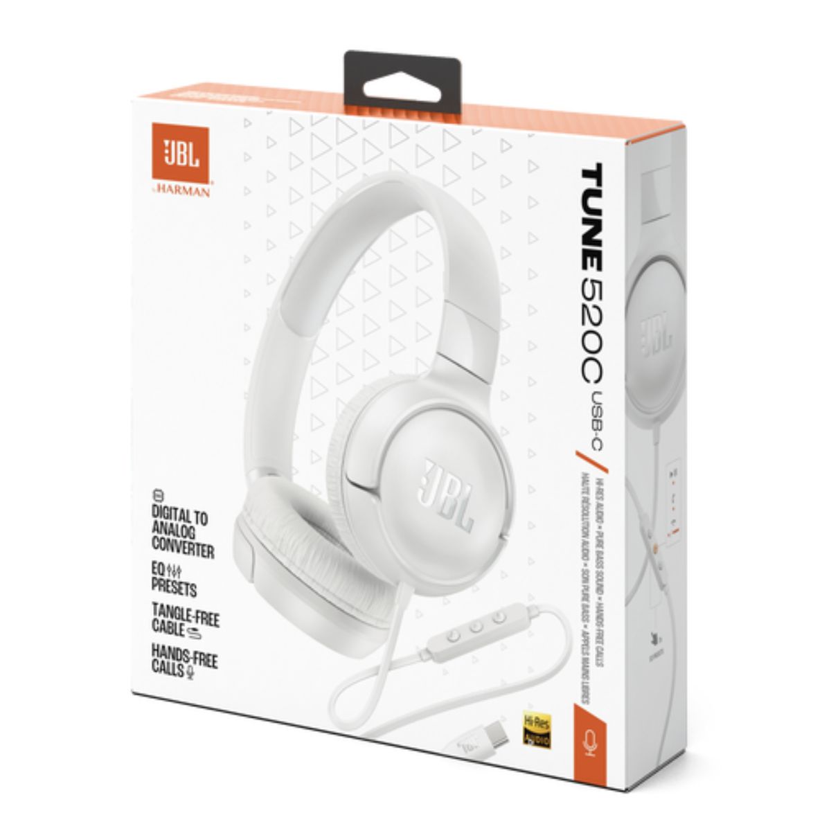 JBL - Audifonos JBL tune 520c Negro con DAC USB-C
