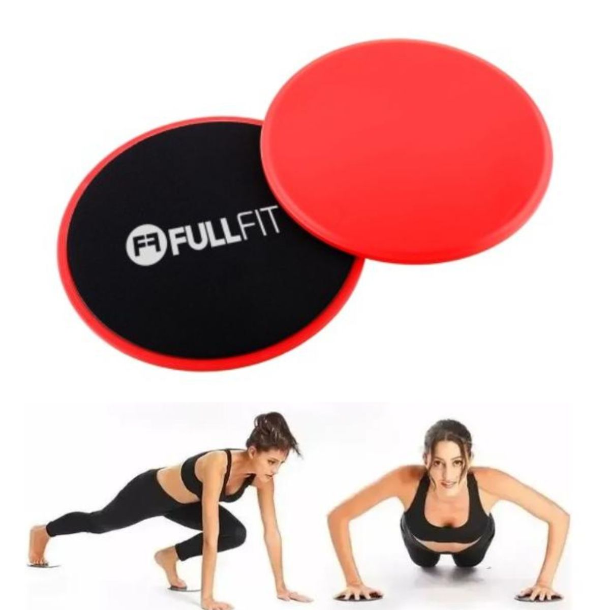 GENERICO - Par de Discos deslizantes entrenamiento core fitness  FULLFIT