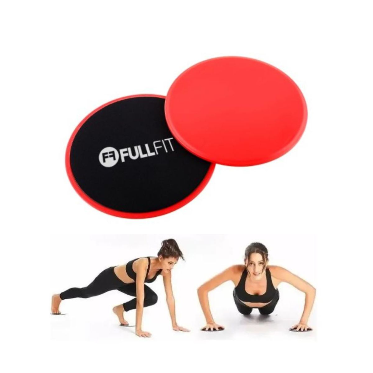 GENERICO - Par de Discos deslizantes entrenamiento core fitness  FULLFIT