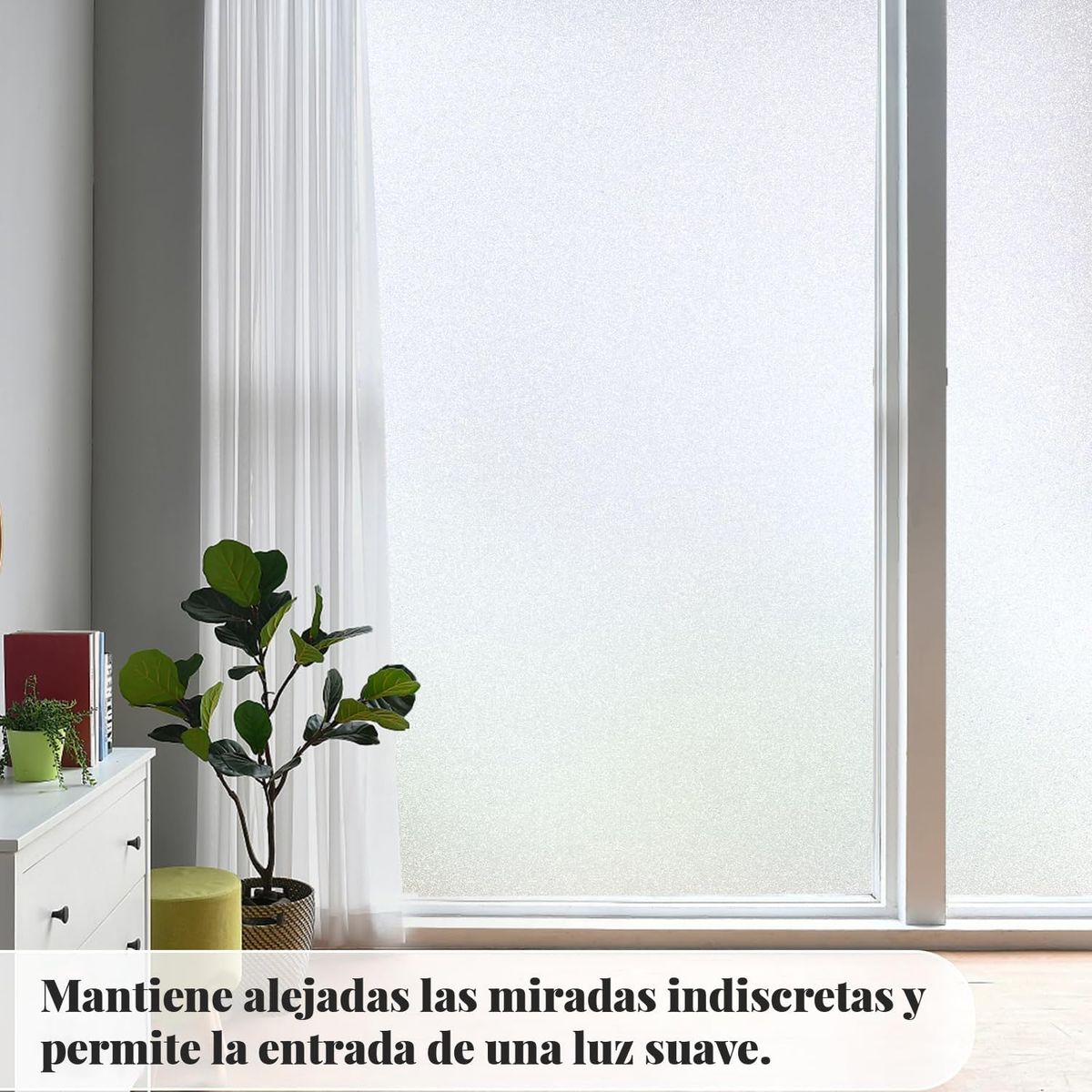 KUANGYE - Rollo Film Para Vidrios Empavonado Esmerilado Usa Ventana 1mx3m