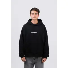 HOOKED BRAND - Poleron Boxy Fit Negro - Proximity