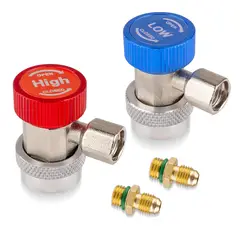 GENERICO - Adaptador Acoples Rápido R134a Aire Acondicionado Automotriz