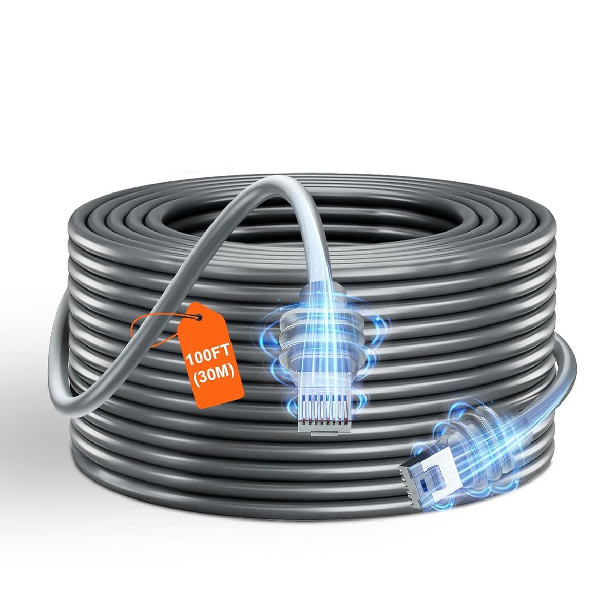 KUANGYE - Cable Impermeable Exterior Para Starlink Estándar V4 Gen3 De 30 Metros