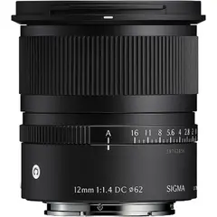 SIGMA - 12mm f1.4 DC Contemporary Lente Para Canon RF - Negro