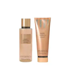 VICTORIA'S SECRET - Pack Crema y Colonia Bare Vanilla Shimmer EDT Mujer 250 ml