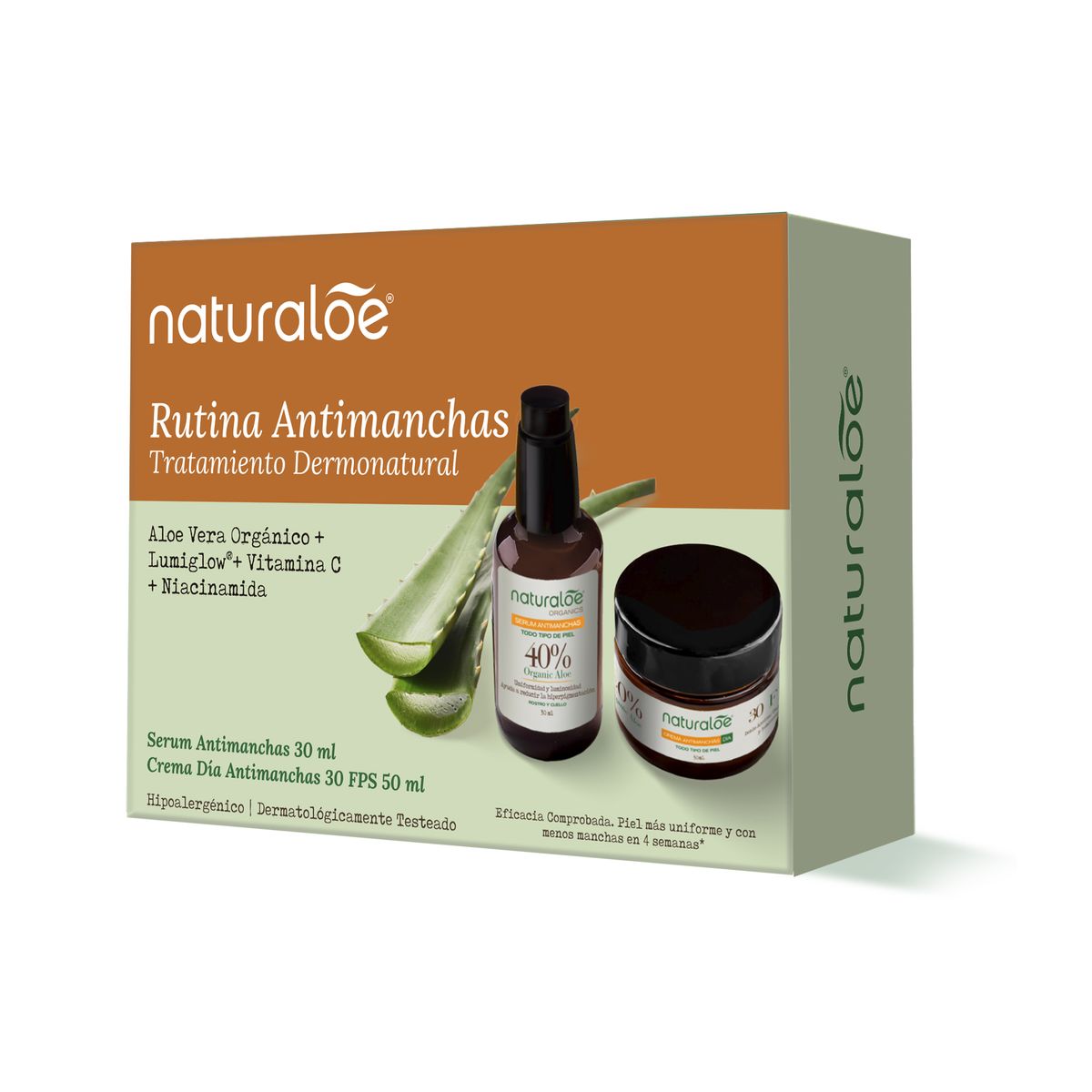 NATURALOE - Naturaloe Estuche Antimanchas Serum y Crema de Día