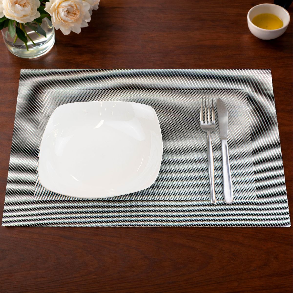 NAUTICA - Individual de mesa Nautica Home 45x30cm plateado