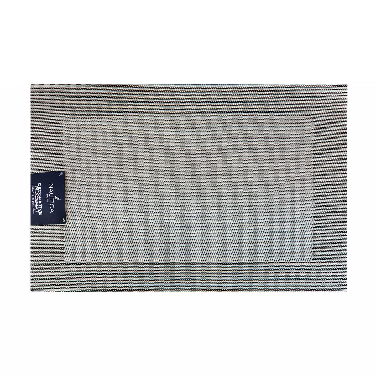 NAUTICA - Individual de mesa Nautica Home 45x30cm plateado