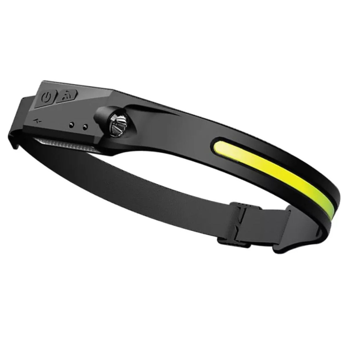 GENERICO - Linterna de cabeza frontal LED ajustable recargable camping