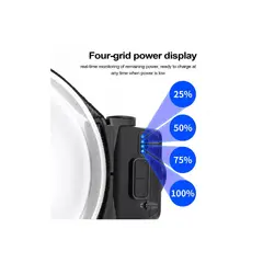 GENERICO - Linterna Frontal Recargable Para Frente Linterna Frontal Led