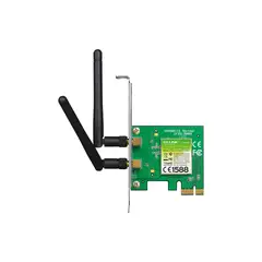 TP LINK - Tarjeta de Red Wi-Fi - TP-Link - PCIe x1 - Wi-Fi 4 - 2.4 GHz