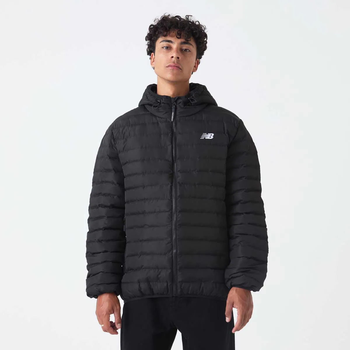 NEW BALANCE - Parka Outdoor Hombre New Balance Essentials Hooded Puffer