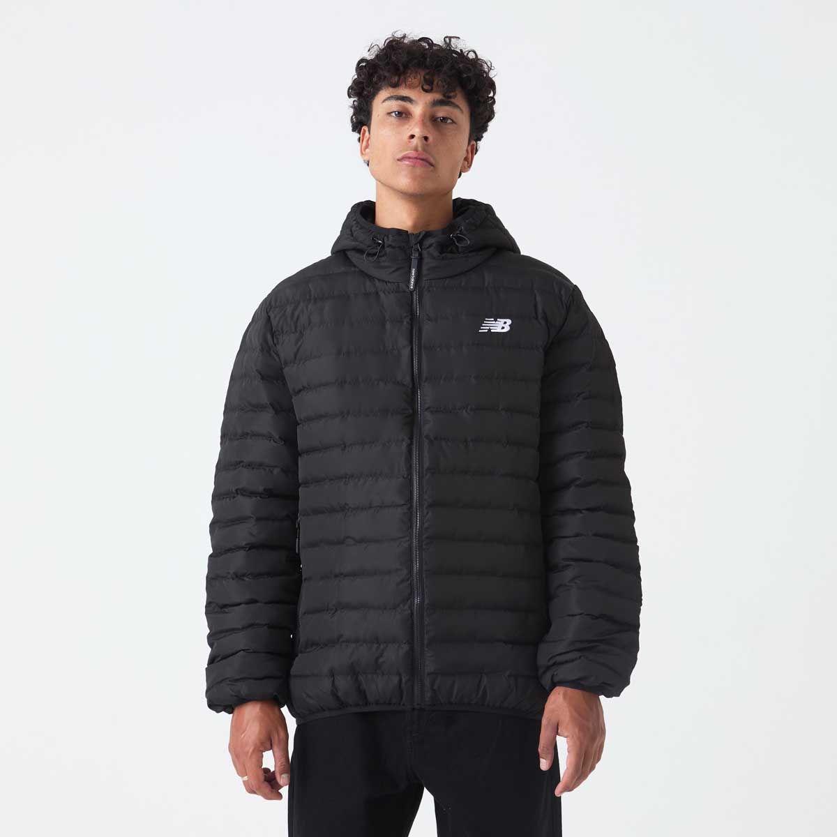 NEW BALANCE - Parka Outdoor Hombre New Balance Essentials Hooded Puffer