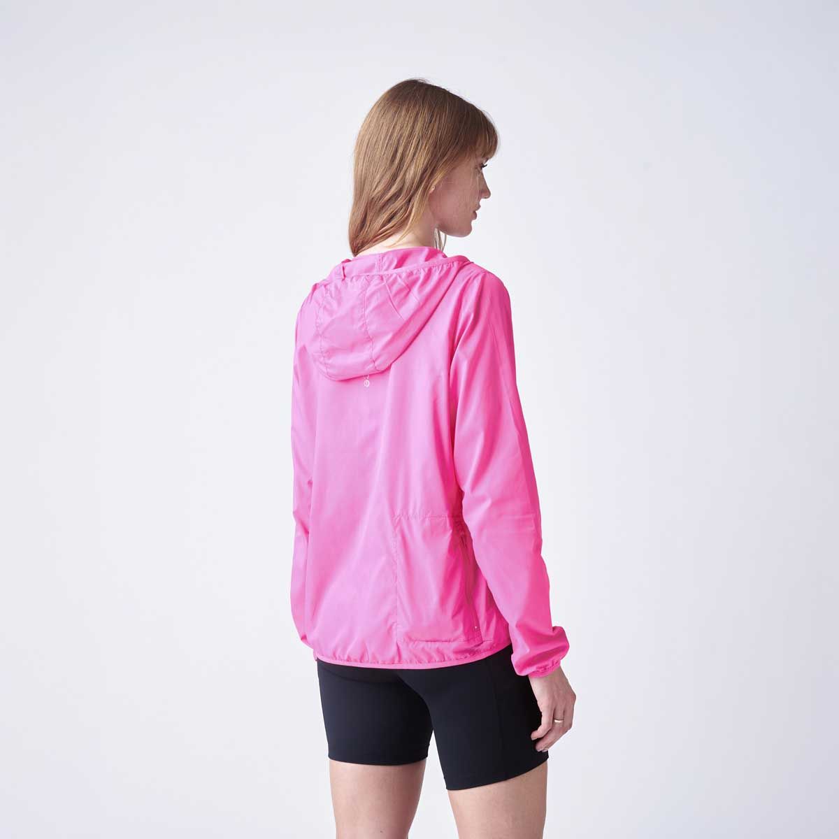 NEW BALANCE - Cortavientos Running Mujer New Balance Hooded Rosada