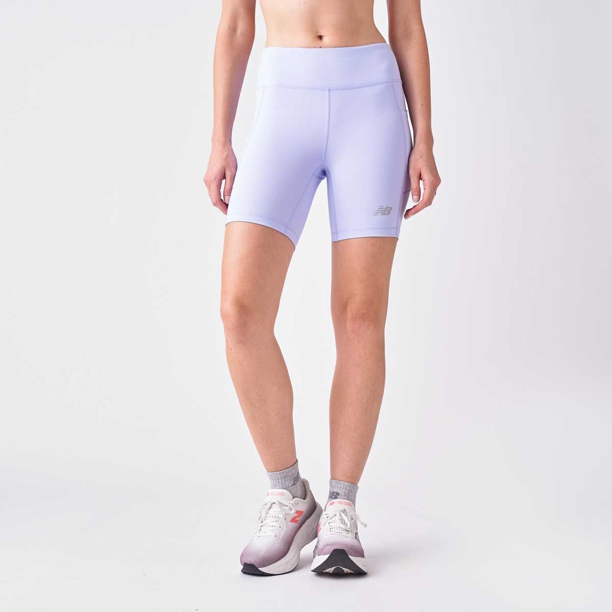 NEW BALANCE - Calza Corta Running Mujer New Balance Essentials High Rise 6