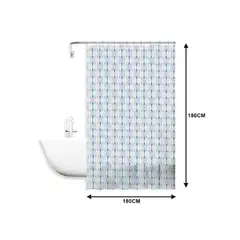 GENERICO - Cortina de Baño Anti-Hongos Impermeable - Diseño Elegante y Duradero