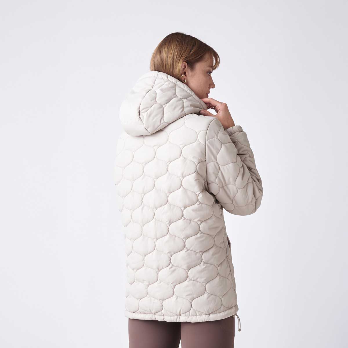NEW BALANCE - Parka Outdoor Mujer New Balance Sport Essentials Quilt Beige