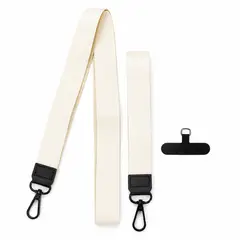 JOIGO - Strap Colgante para Carcasa Celular Universal Doble Beige